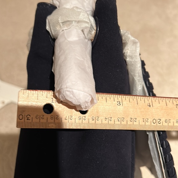 ToryBurch navy color-suede bag - Picture 7 of 7